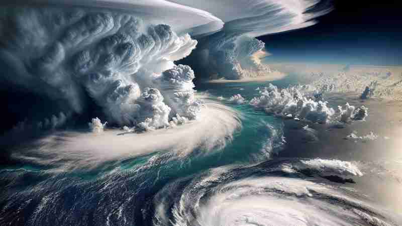 Two Tropical Systems Potentially Developing in Atlantic and Gulf of Mexico This Week, Concept art for illustrative purpose, tags: tropische im atlantik und golf von - Monok